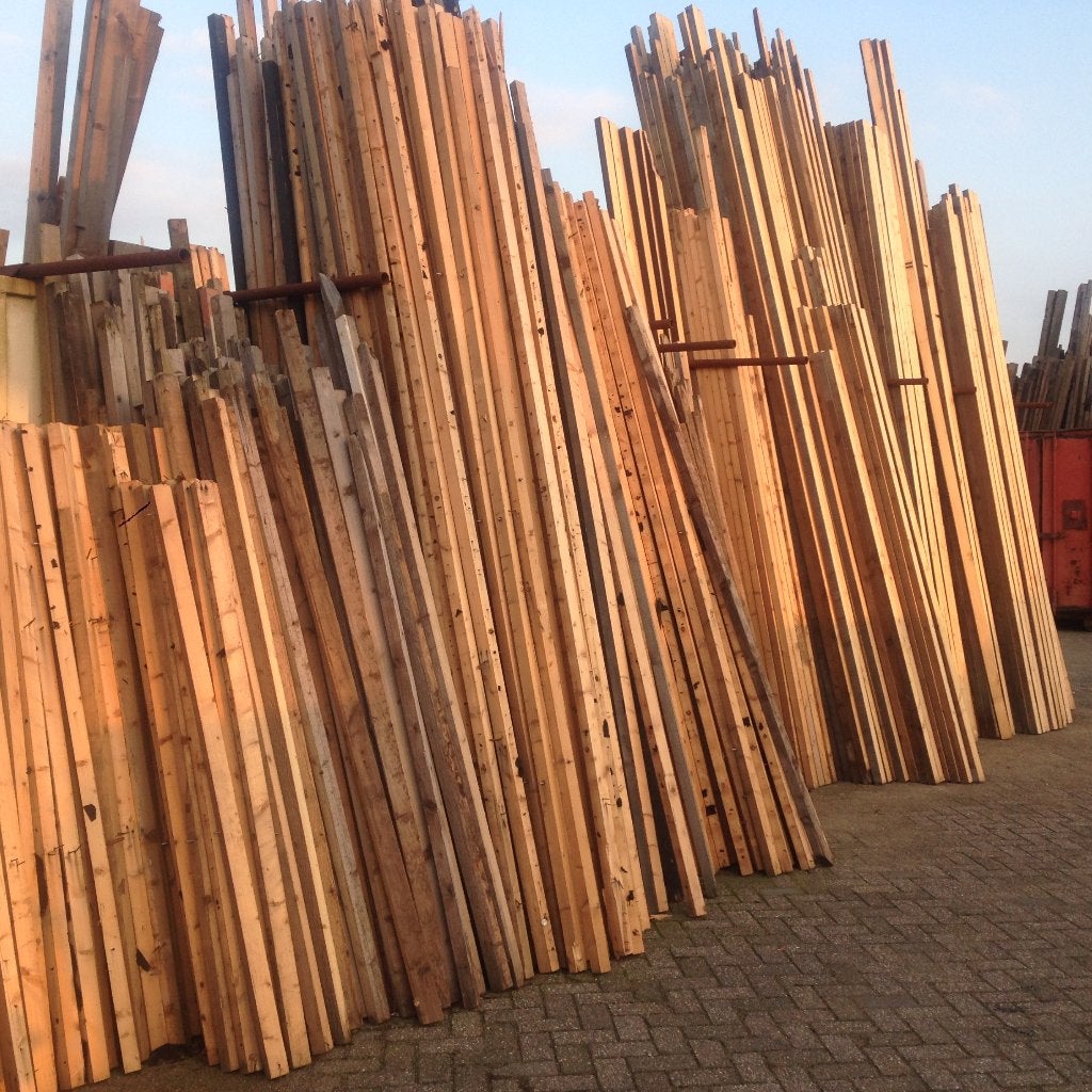 Gebruikte sloophout balken vanaf € 3,0/m., Ophalen, Gebruikt, 250 cm of meer, Balken