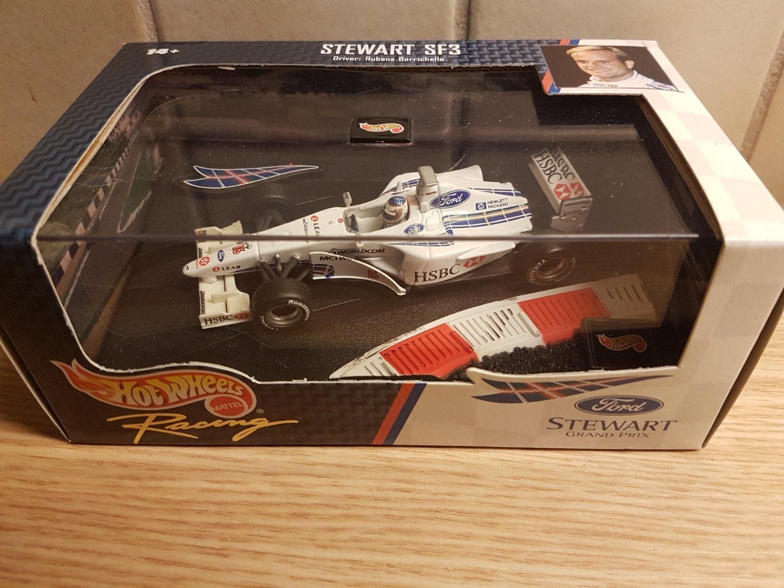 f1 Stewart ford sf3 rubens barrichello 1999, Hobby en Vrije tijd, Modelauto's | 1:43, Ophalen of Verzenden, Zo goed als nieuw