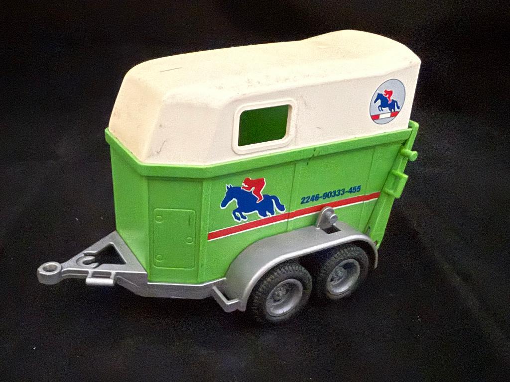 Playmobil Paardentrailer groen, Ophalen of Verzenden, Zo goed als nieuw, Los playmobil