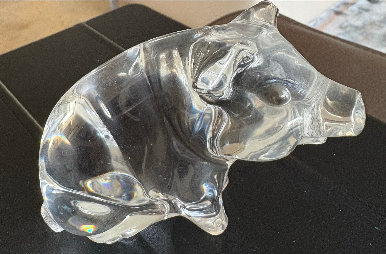 Princess House Pets Kristallen Varken Beeldje 24% PbO, Ophalen of Verzenden