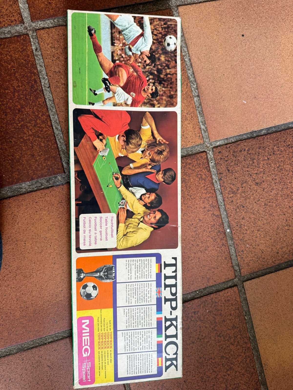 Vintage TIPP-KICK tafelvoetbalspel jaren 60 / 70, Ophalen of Verzenden