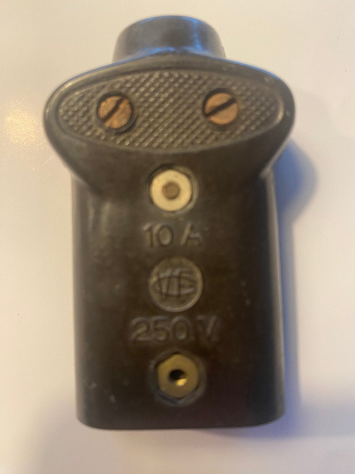 Platte antieke contra stekker bakelite, Ophalen, Gebruikt, Apparatuur