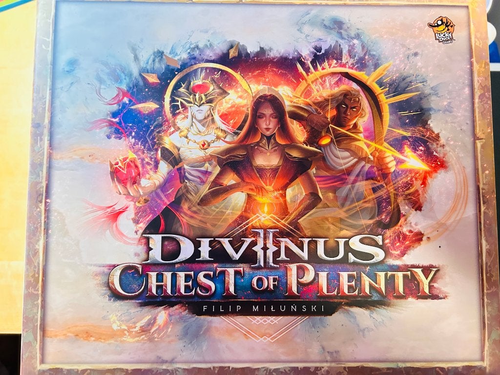 Divinus Chest of Plenty+Schadow of Yggdrasil+recharge pack, Een of twee spelers, Ophalen of Verzenden, Nieuw, Lucky Duck Games