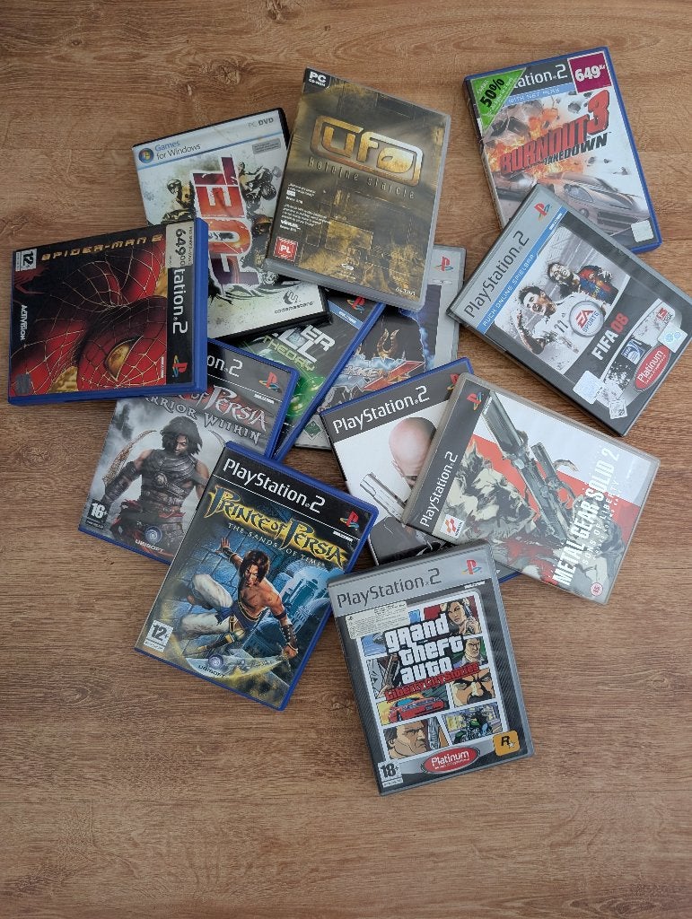 PS2 & PC Games Bundle - 11 Titels - Retro Gaming!, Spelcomputers en Games, Games | Sony PlayStation 2, Gebruikt, 1 speler, Vanaf 3 jaar