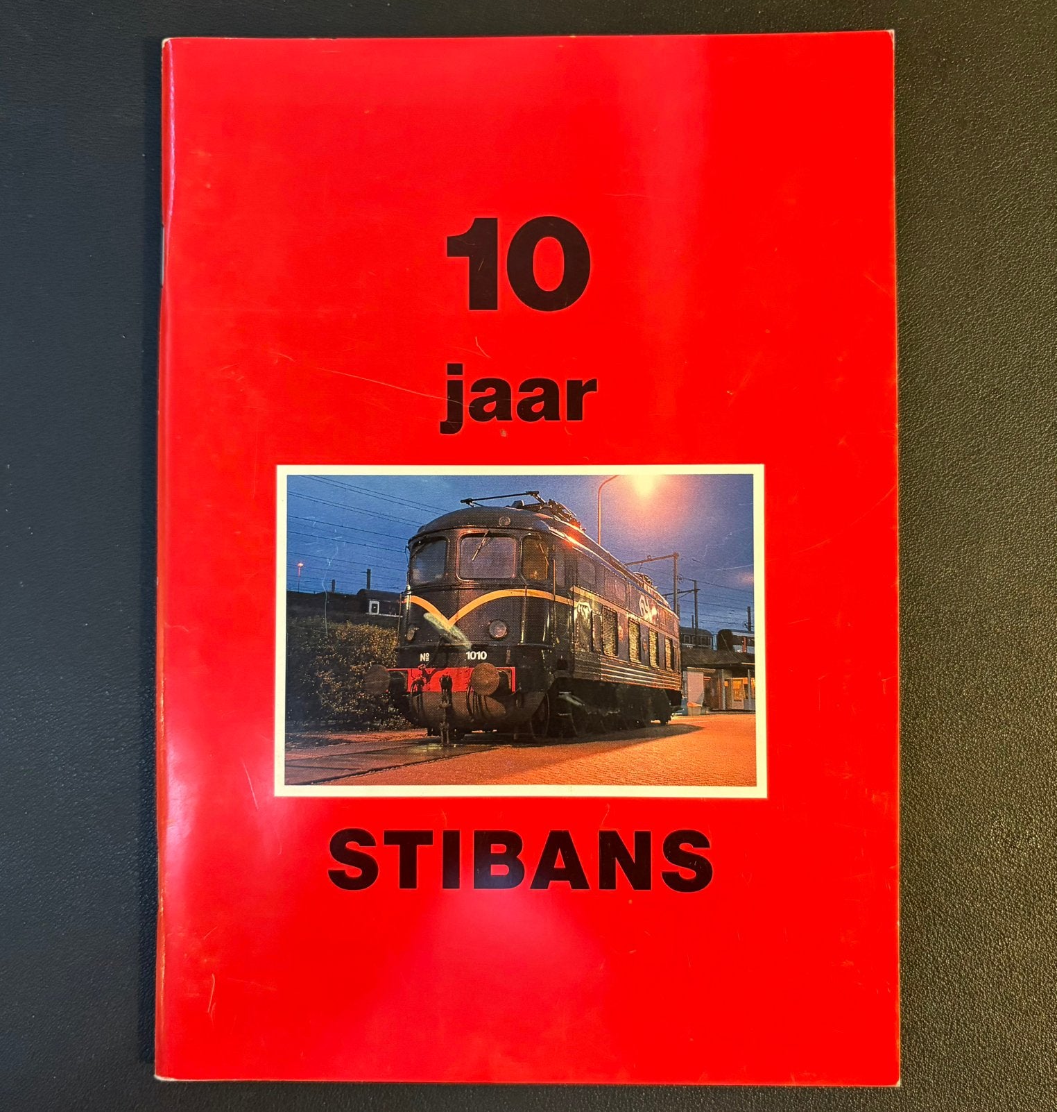 10 jaar Stibans (1989), Ophalen of Verzenden, Zo goed als nieuw, Trein, Boek of Tijdschrift