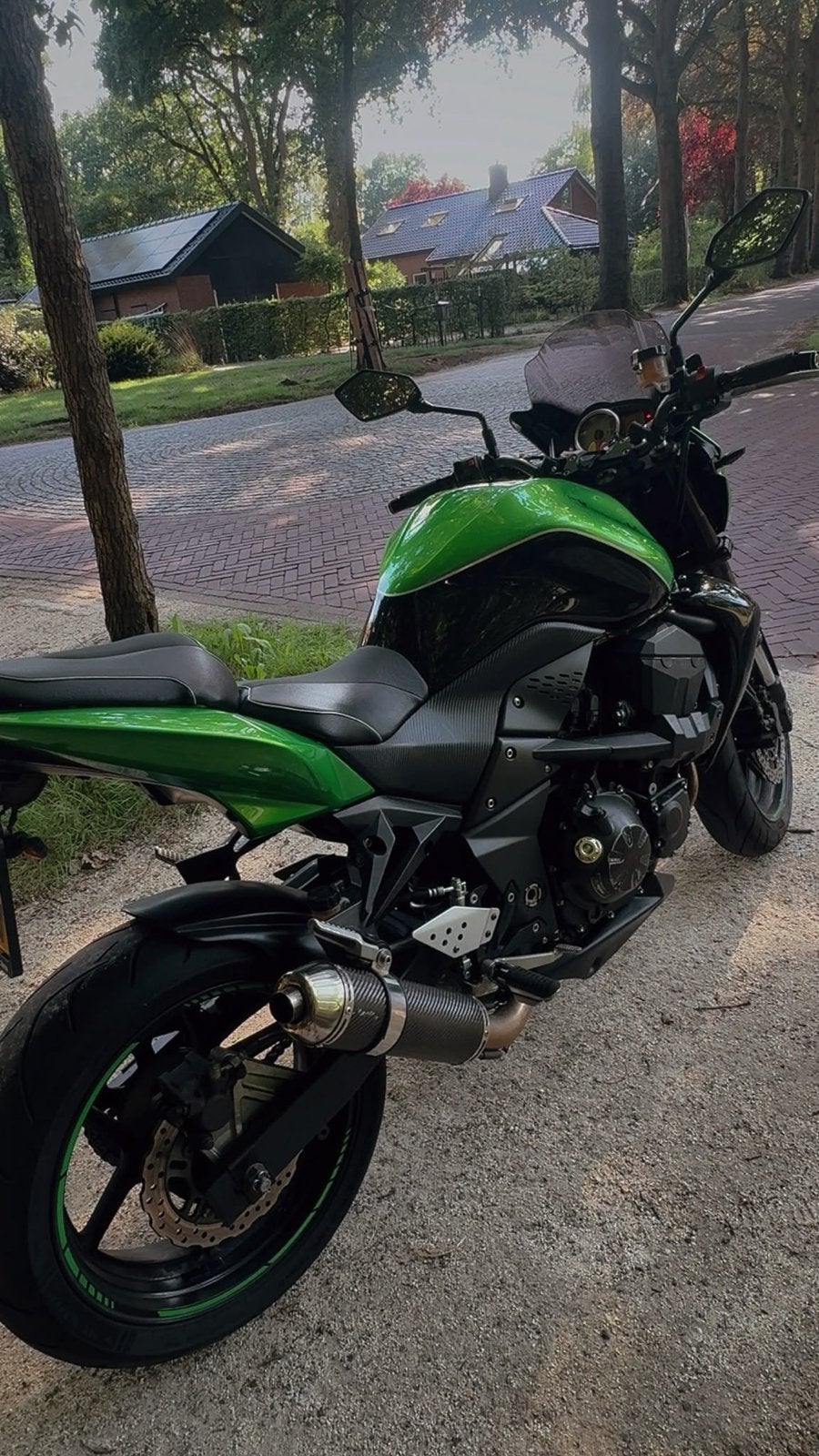 Kawasaki Z750 - 2008 - Groen - Naked Bike, 4 cilinders, Motorrijbewijs A, Gebruikt, Particulier
