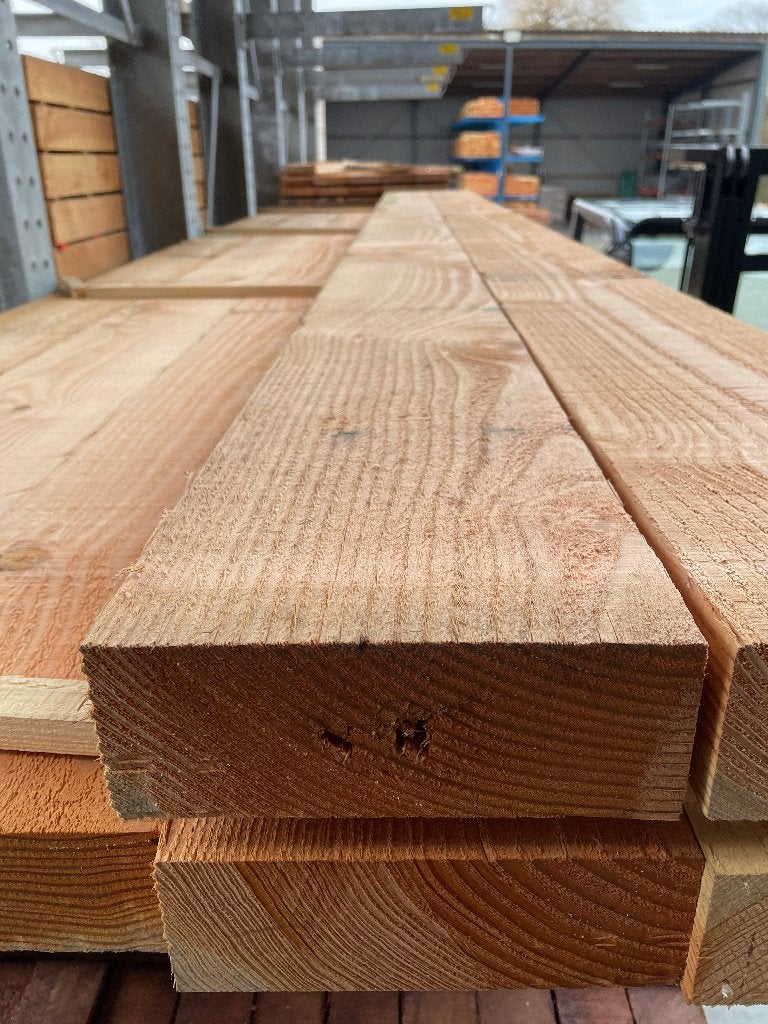 Douglas balk fijnbezaagd 70 x 200 x 4000 mm, Tuin en Terras, Palen, Balken en Planken, Ophalen, Nieuw, 250 cm of meer, Balken