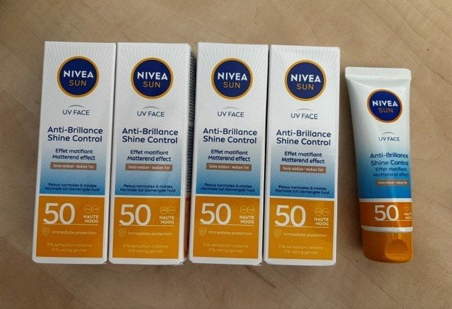 5 x Nivea 50 ml UV Face Zonnebrand SPF 50 Nieuw, Ophalen of Verzenden, Nieuw, Zonnebrand of After Sun