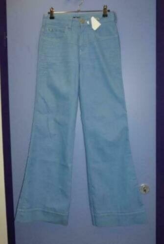 Karl Lagerfeld licht blauwe flared jeans (erg wijd) 27 27630, Karl Lagerfeld, Karl Lagerfeld, Blauw, .