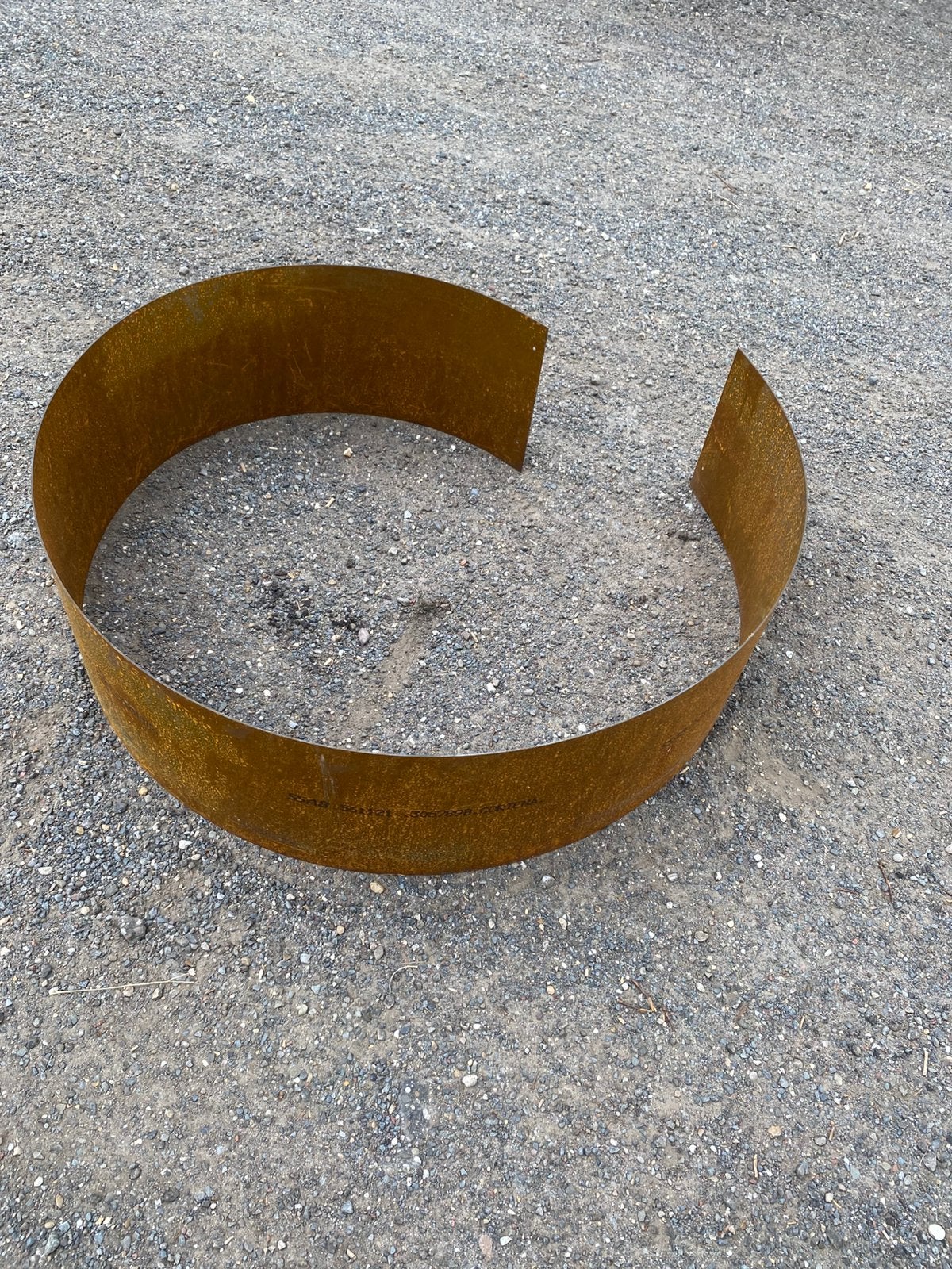 Cortenstaal boomrand  95cm doorsnee, 30cm hoog 2mm, Ophalen, Overige materialen, 25 tot 50 cm, Nieuw