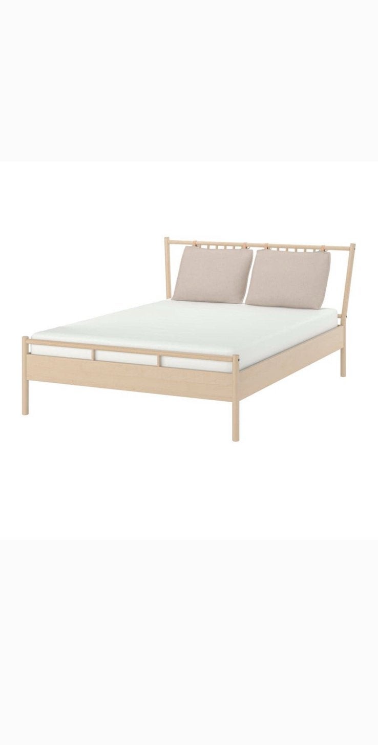 IKEA BJÖRKSNÄS - tweepersoonsbed 160x200, Huis en Inrichting, Ophalen, Tweepersoons, Zo goed als nieuw, 200 cm