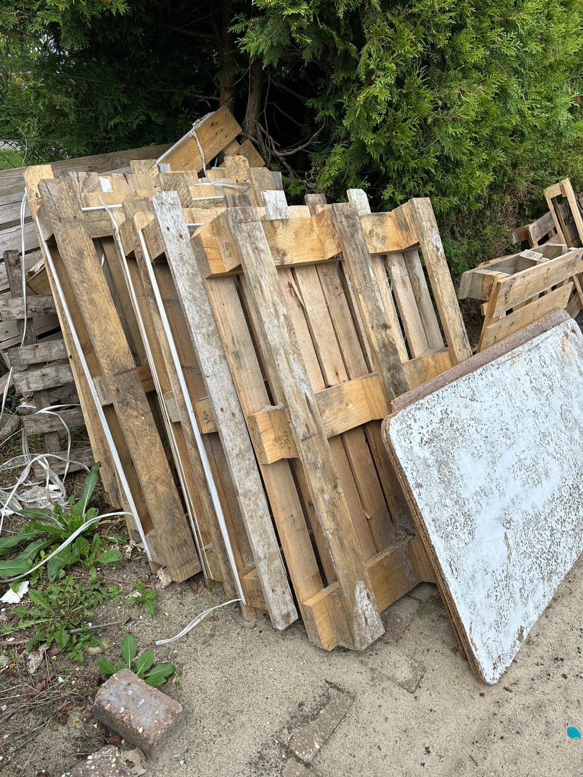 Pallets - diverse stuks, Doe-het-zelf en Verbouw, Ophalen, Gebruikt, 50 mm of meer, Pallet