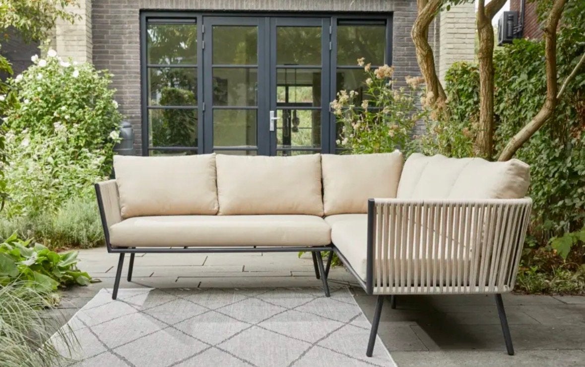 Luxe Hoek Loungeset Montana, Ophalen, Meer dan 8 zitplaatsen, Aluminium, Zo goed als nieuw
