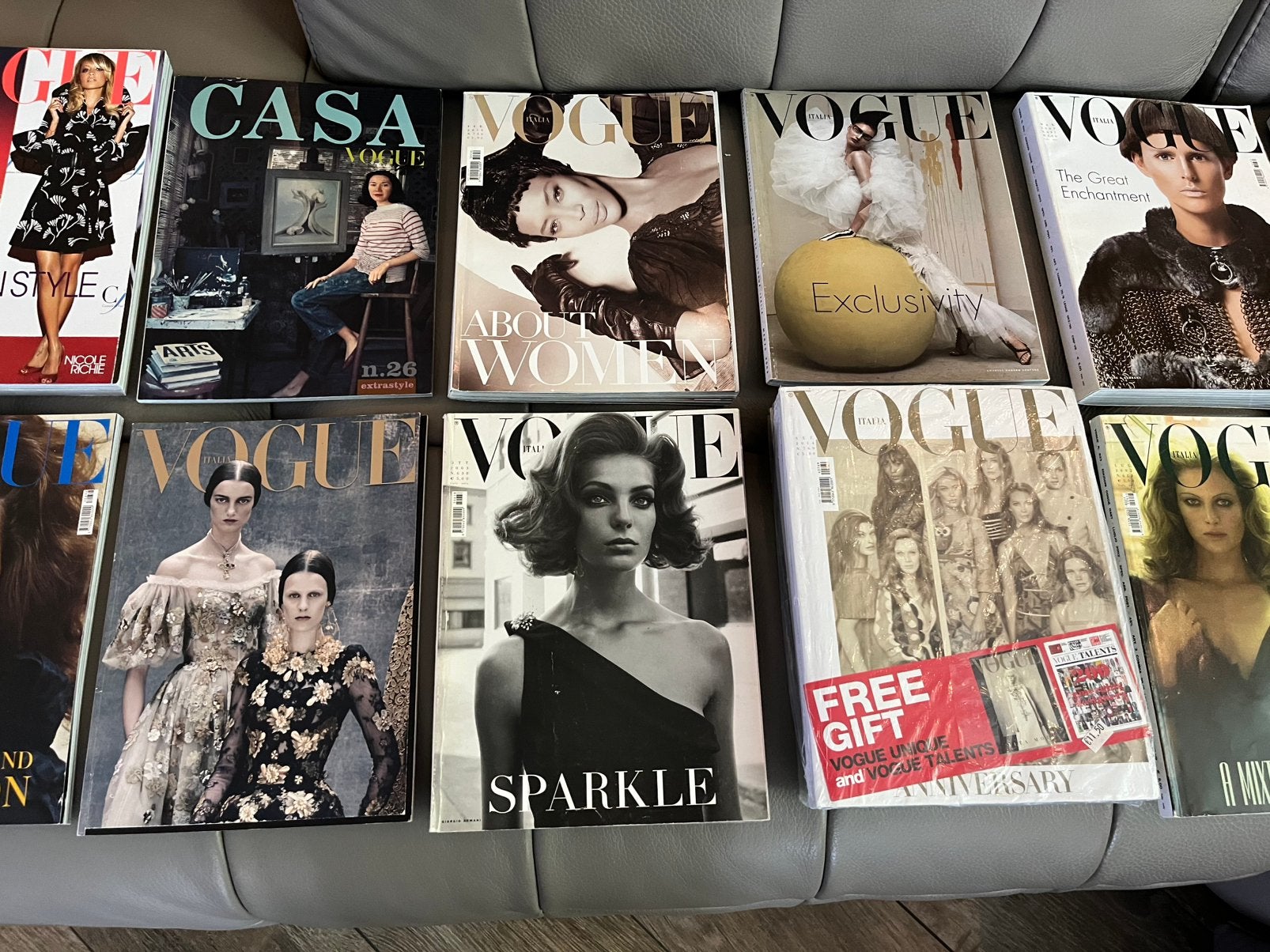 Vogue Italia Paris verzameling Vintage! Echte Collectors, Ophalen of Verzenden, 1980 tot heden, Tijdschrift
