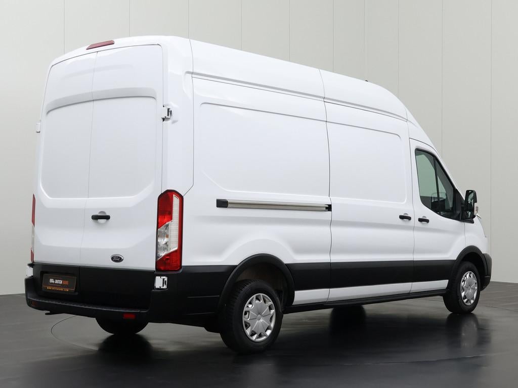 Ford Transit 2.0TDCi 130PK L3H3 | Multimedia | Airco | Cruis, Auto's, Stof, Gebruikt, Wit, Multifunctioneel stuurwiel