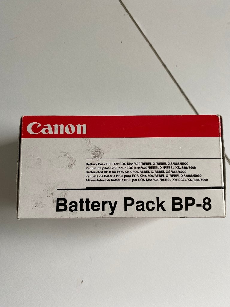 Canon Battery Pack BP-8, Ophalen, Zo goed als nieuw, Oplaadbaar