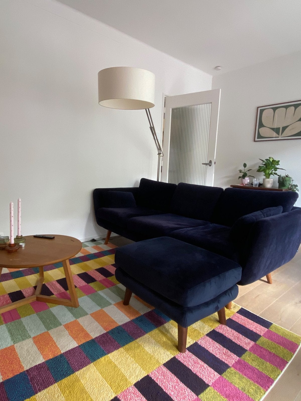 Bank en kleed (ook los verkrijgbaar), Huis en Inrichting, Ophalen, Driepersoons, 75 tot 100 cm, Zo goed als nieuw