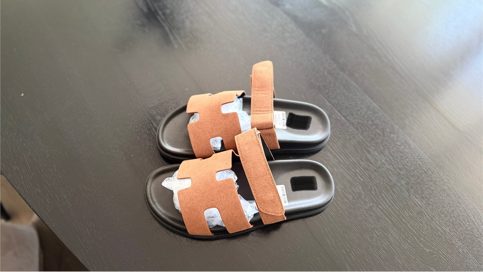 Slippers muiltjes sandalen bruin maat 40 Hermes, Kleding | Dames, Schoenen, Ophalen of Verzenden, Zo goed als nieuw, Bruin