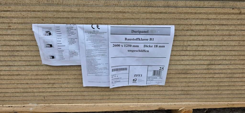 partij cement gebonden houtvezelplaat | Duripanel | Fermacel, Overige materialen, Minder dan 20 mm, Info@woodfarm.nl, Nieuw