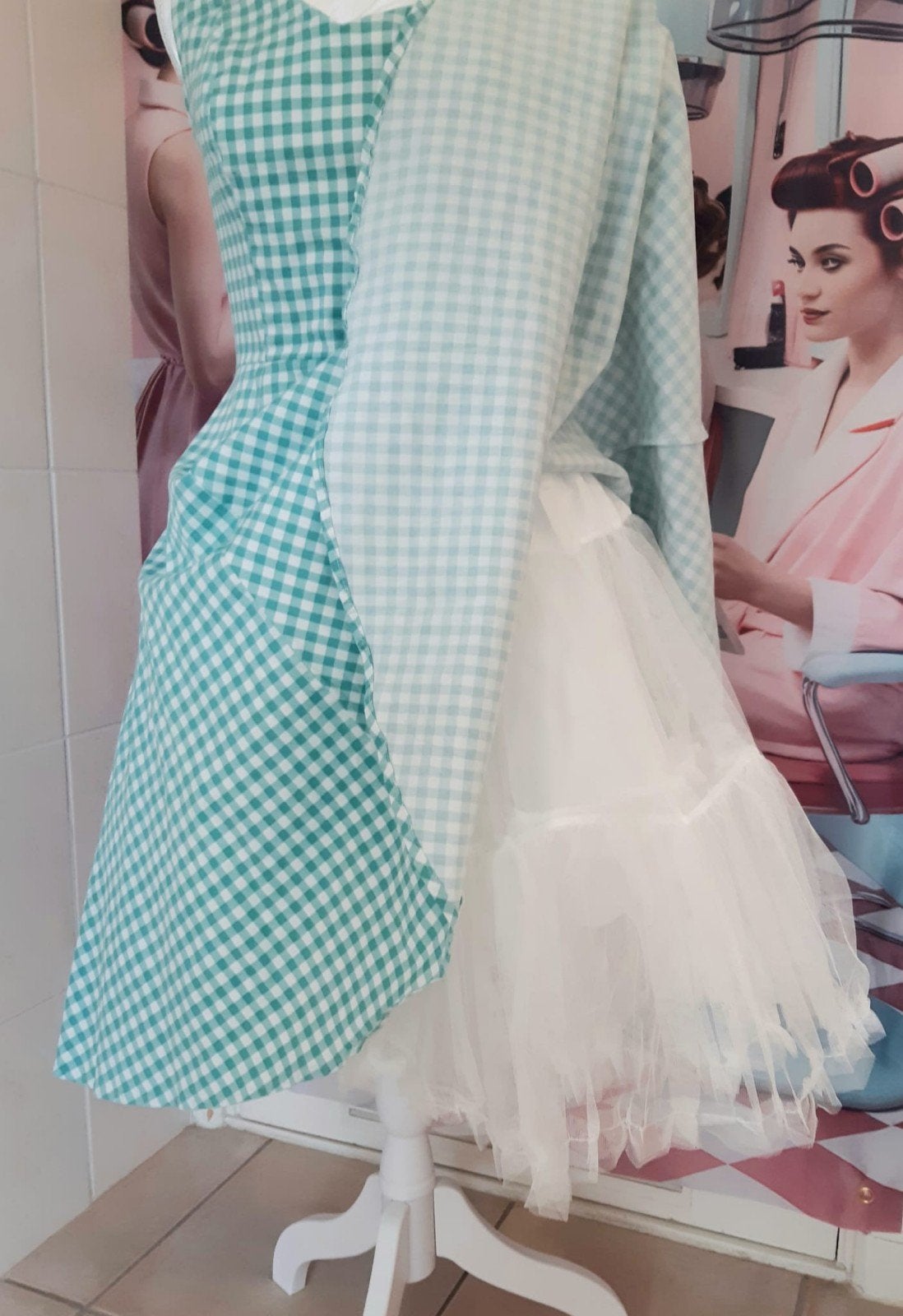 Fluffy fifty's petticoat tutu, Verzenden, Wit, Nieuw, Tutu