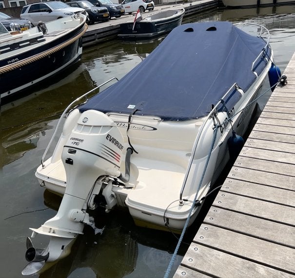 Maestrale Consoleboot 6,40 - 175 pK Evinrude met trailer, Watersport en Boten, Gebruikt, Buitenboordmotor, Dieptemeter, Polyester