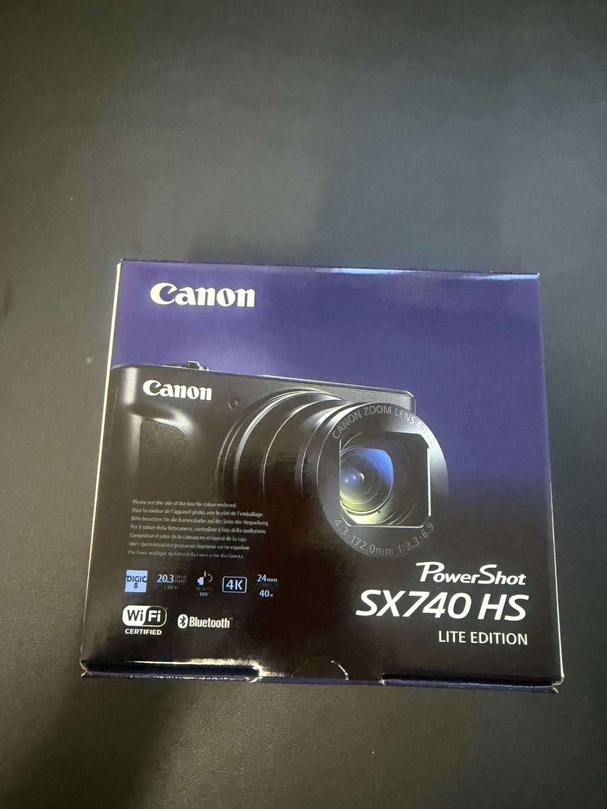 Canon PowerShot SX740 HS Lite Edition Zwart Nieuw, Audio, Tv en Foto, Fotocamera's Digitaal, Bluetooth, Canon, Nieuw, Ophalen of Verzenden