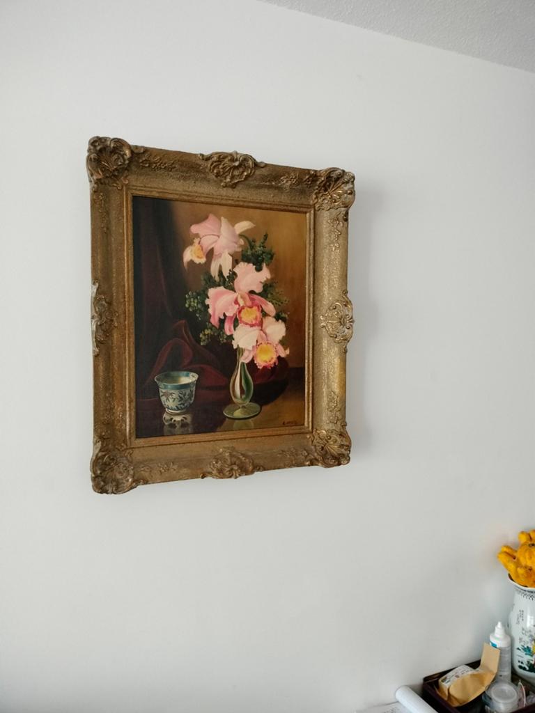 antiek schilderij met mooie lijst, Ophalen