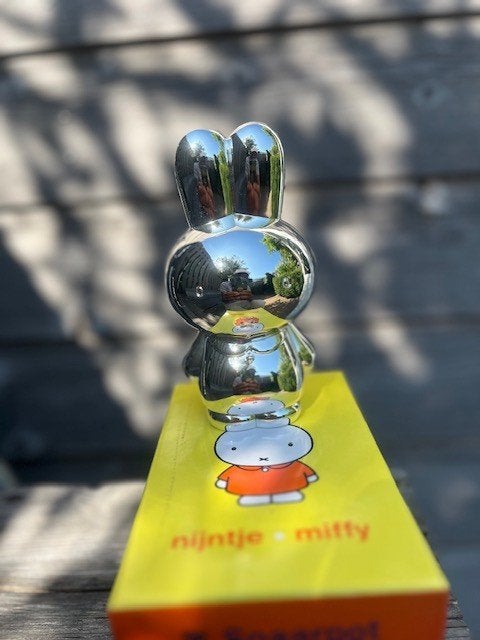 Nijntje Miffi spaarpot Silver, Met doos, Zilver, Nijntje, Ophalen of Verzenden