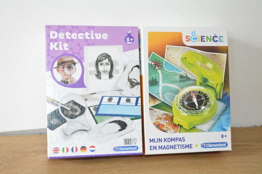 Mijn kompas en magnetisme en detective kit van clementoni., Ophalen of Verzenden, Zo goed als nieuw, Puzzelen