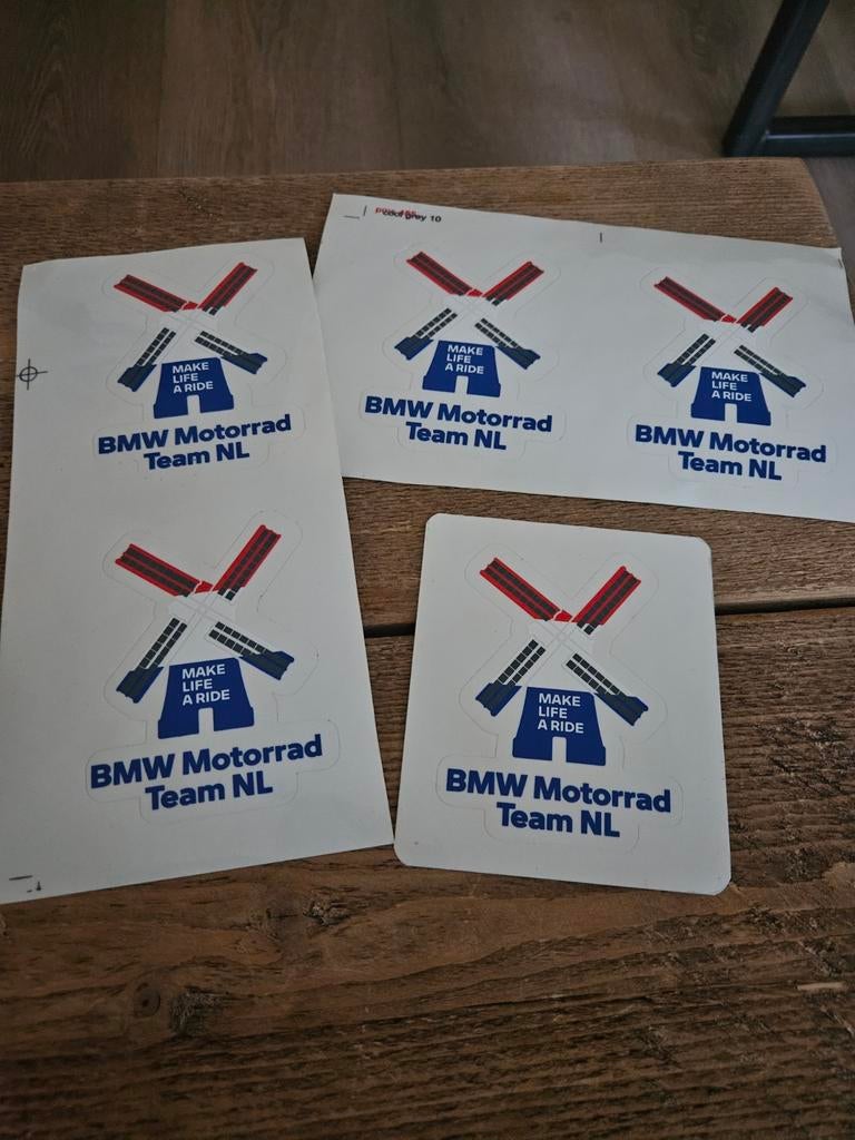 BMW Motorrad Team NL stickers, Ophalen of Verzenden, Zo goed als nieuw