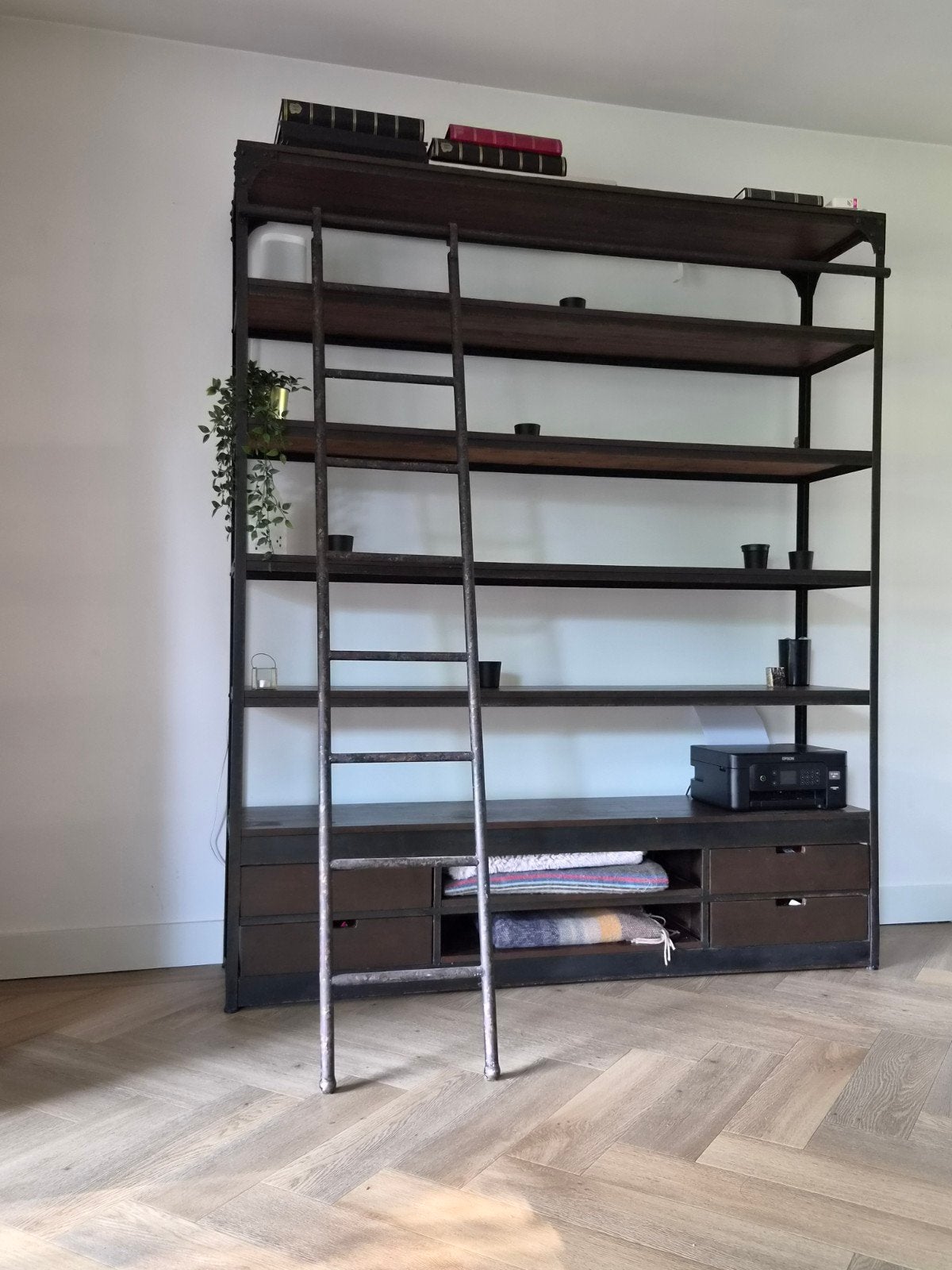 Houten Boekenkast/Wandrek - Zeer Goede Staat, Ophalen