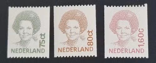 Nederland 1991 - nvph 1488a-1489a-1497a -  Koningin Beatrix, Ophalen of Verzenden, Na 1940, Postfris