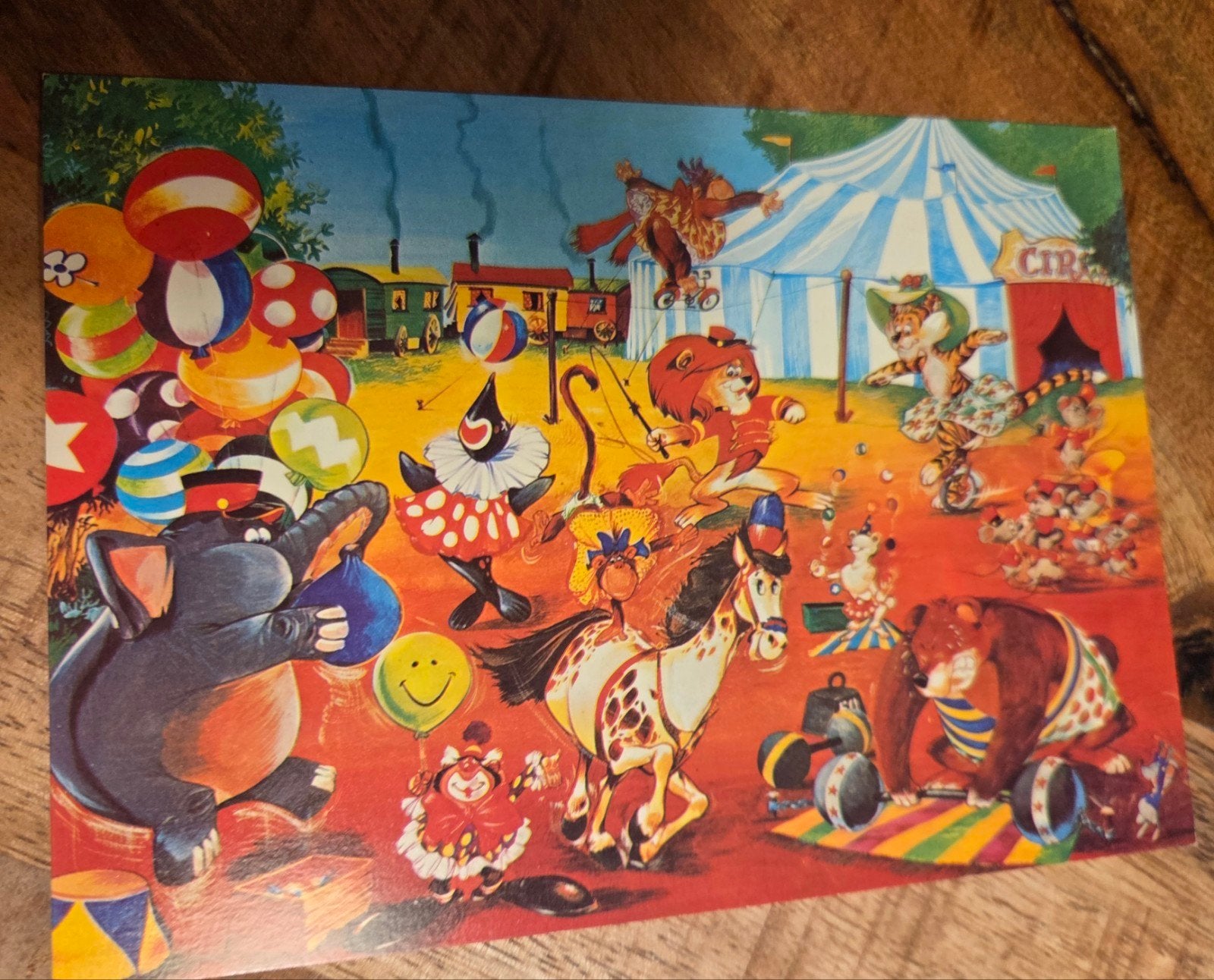 Circus Dieren Parade - 'Day at the Circus', Verzamelen, Verzenden, 1960 tot 1980, Ongelopen, Kinderen