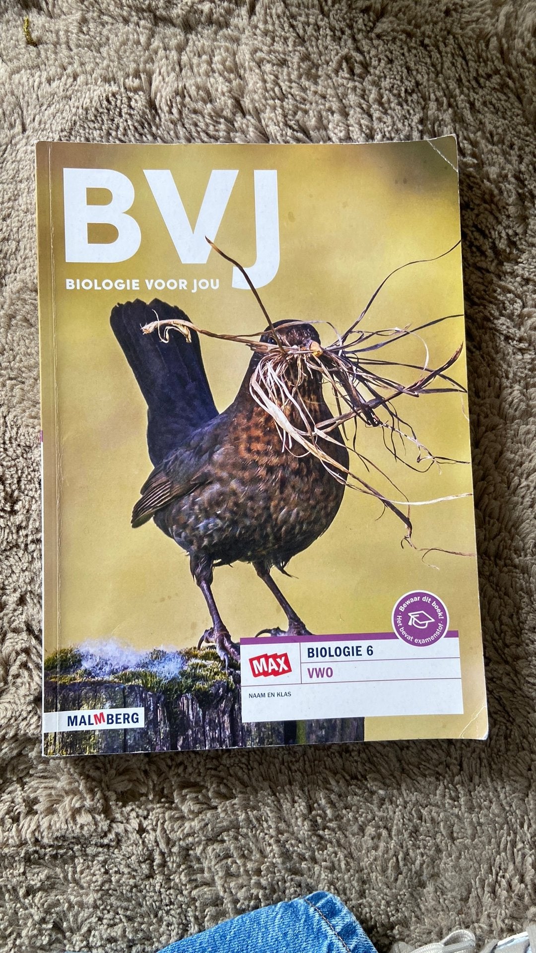BIOLOGIE VOOR JOU 6 VWO, Ophalen of Verzenden, Zo goed als nieuw, VWO, Biologie