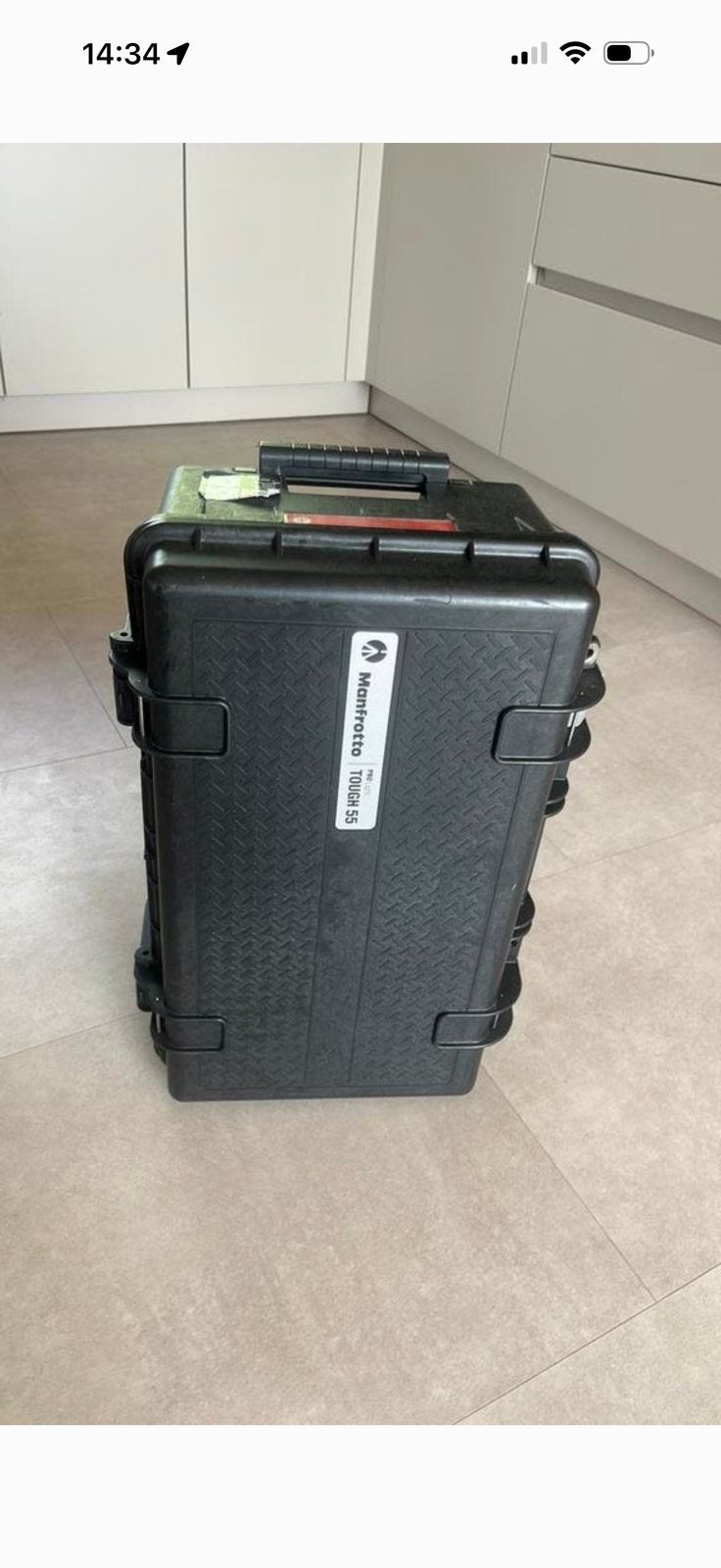 Manfrotto Pro Light Reloader Tough 55, Ophalen of Verzenden, Zo goed als nieuw, Overige instrumenten, Flightcase