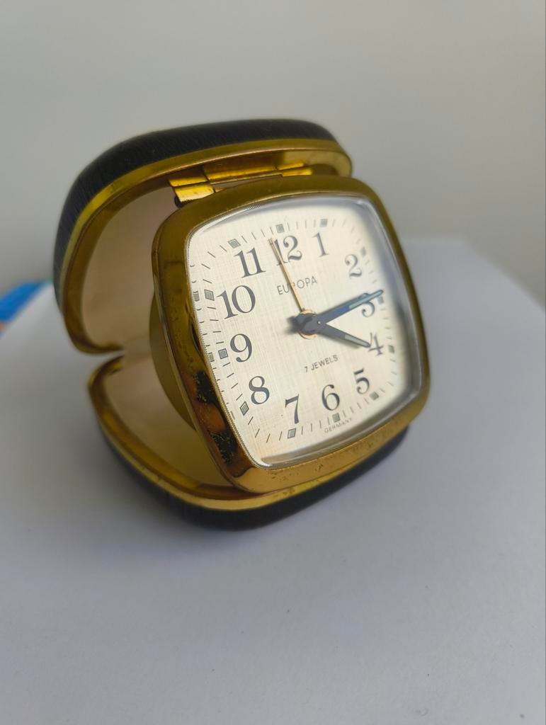 Vintage Europa Reiswekker - Werkt perfect, Verzenden