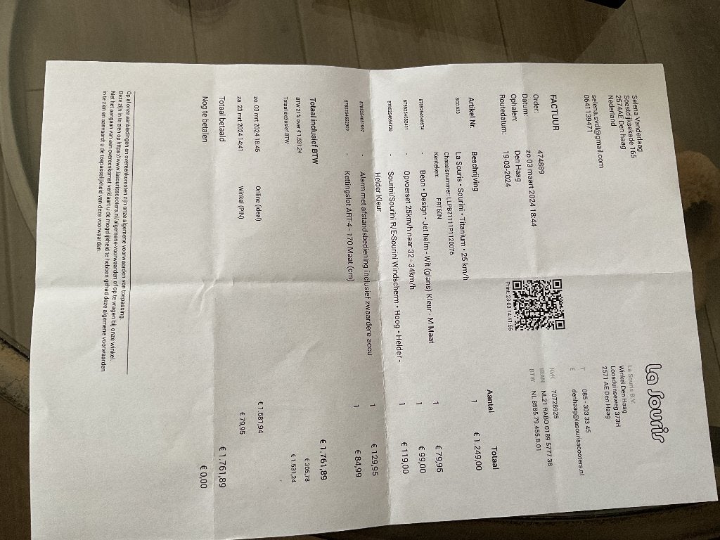 Scooter la Souris, Fietsen en Brommers, Gebruikt, Benzine, Ophalen, Overige merken