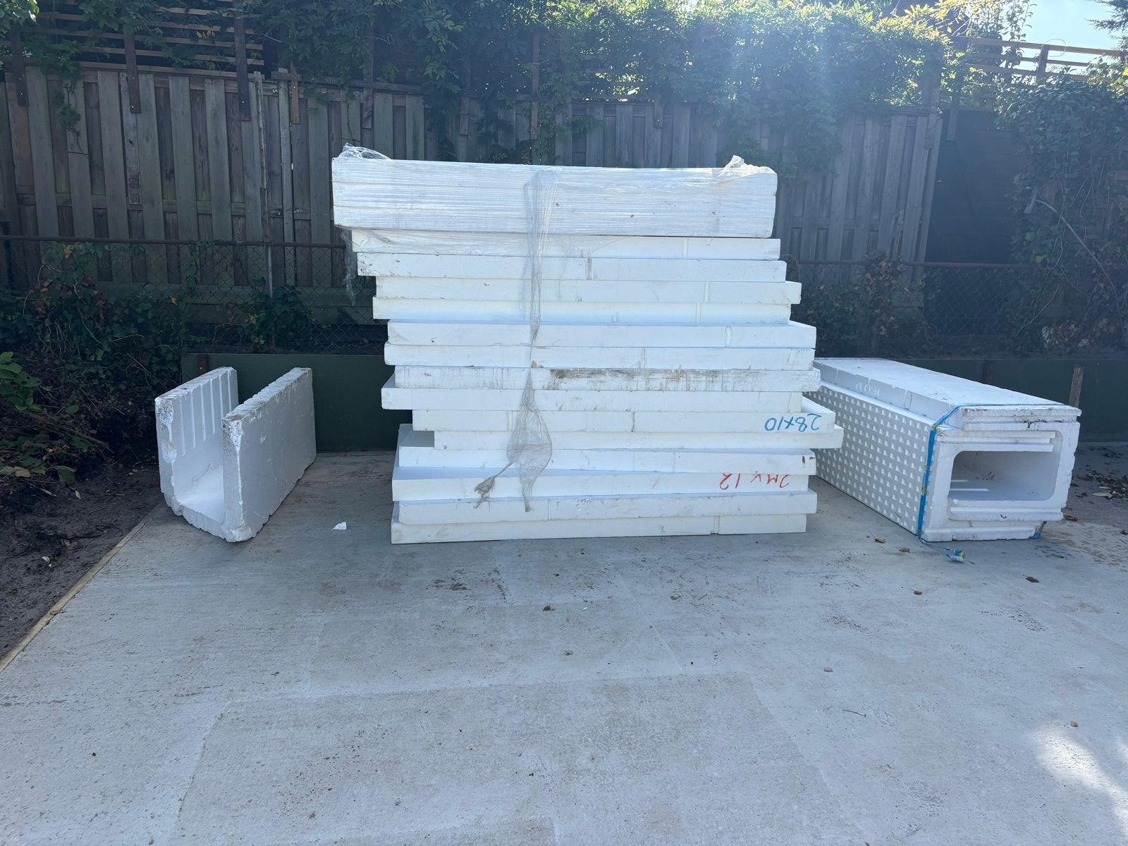 18 stuks EPS isolatieplaten 100 mm - 200x120 mm, Gebruikt, Ophalen of Verzenden, 15 m² of meer, Vloerisolatie