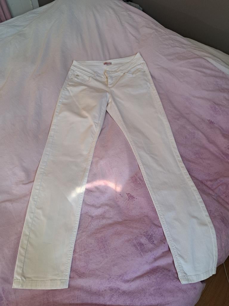 te koop: lange witte broek, Maat 38/40 (M), Wit, Didi, Ophalen of Verzenden