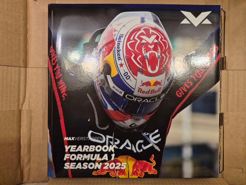 Max Verstappen jaarboek seizoen 2025, Ophalen of Verzenden, Nieuw, Formule 1