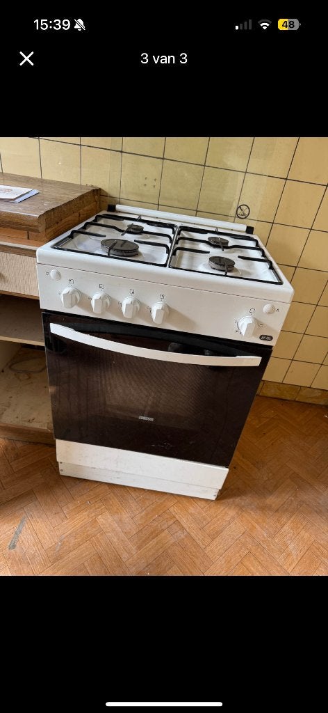 Gasfornuis, Huis en Inrichting, Ophalen, Gebruikt, 50 tot 100 cm, Minder dan 100 cm