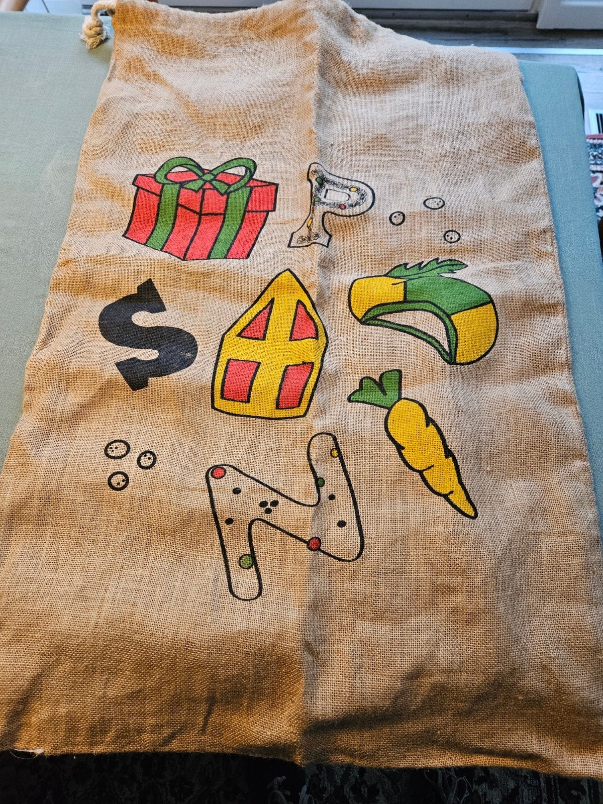 sinterklaas (jute zakken), Ophalen
