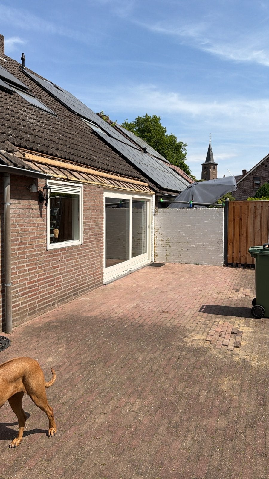 Rode Klinkers / Waaltjes - 50-55m2 gratis af te halen, Ophalen, Overige materialen, Gebruikt, Klinkers