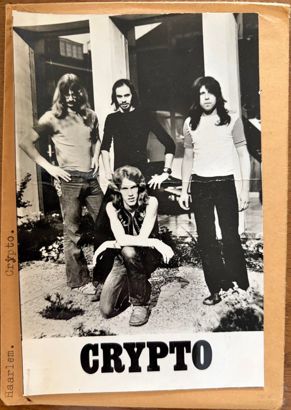 Promotiekaart + negatief band Crypto (Jazz-Rock), Verzamelen, Ophalen of Verzenden, Foto of Kaart