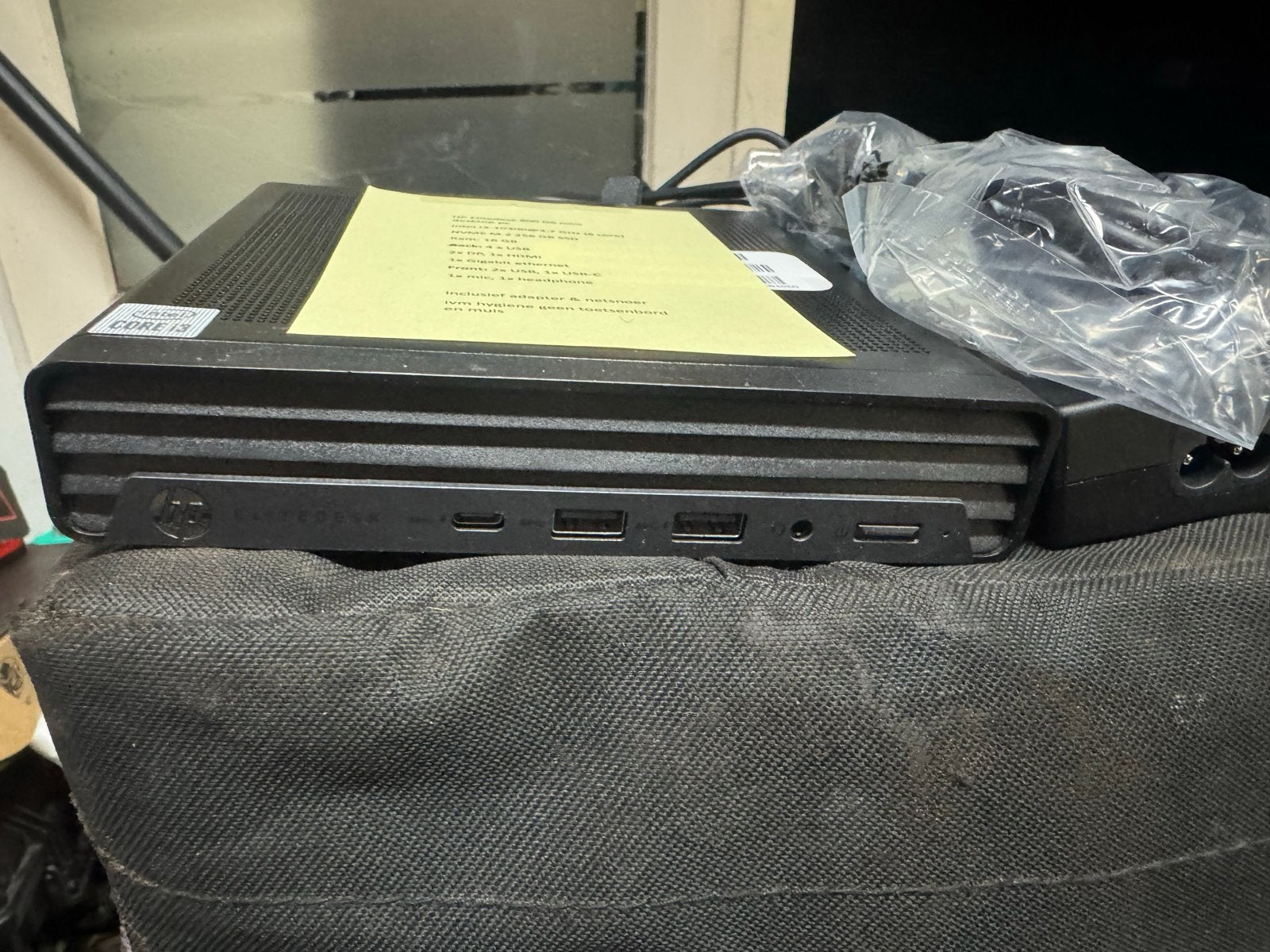 HP Elitedesk 800 G6 mini - i3-10300, 16GB RAM, 256GB SSD, Computers en Software, Desktop Pc's, Gebruikt, Ophalen of Verzenden