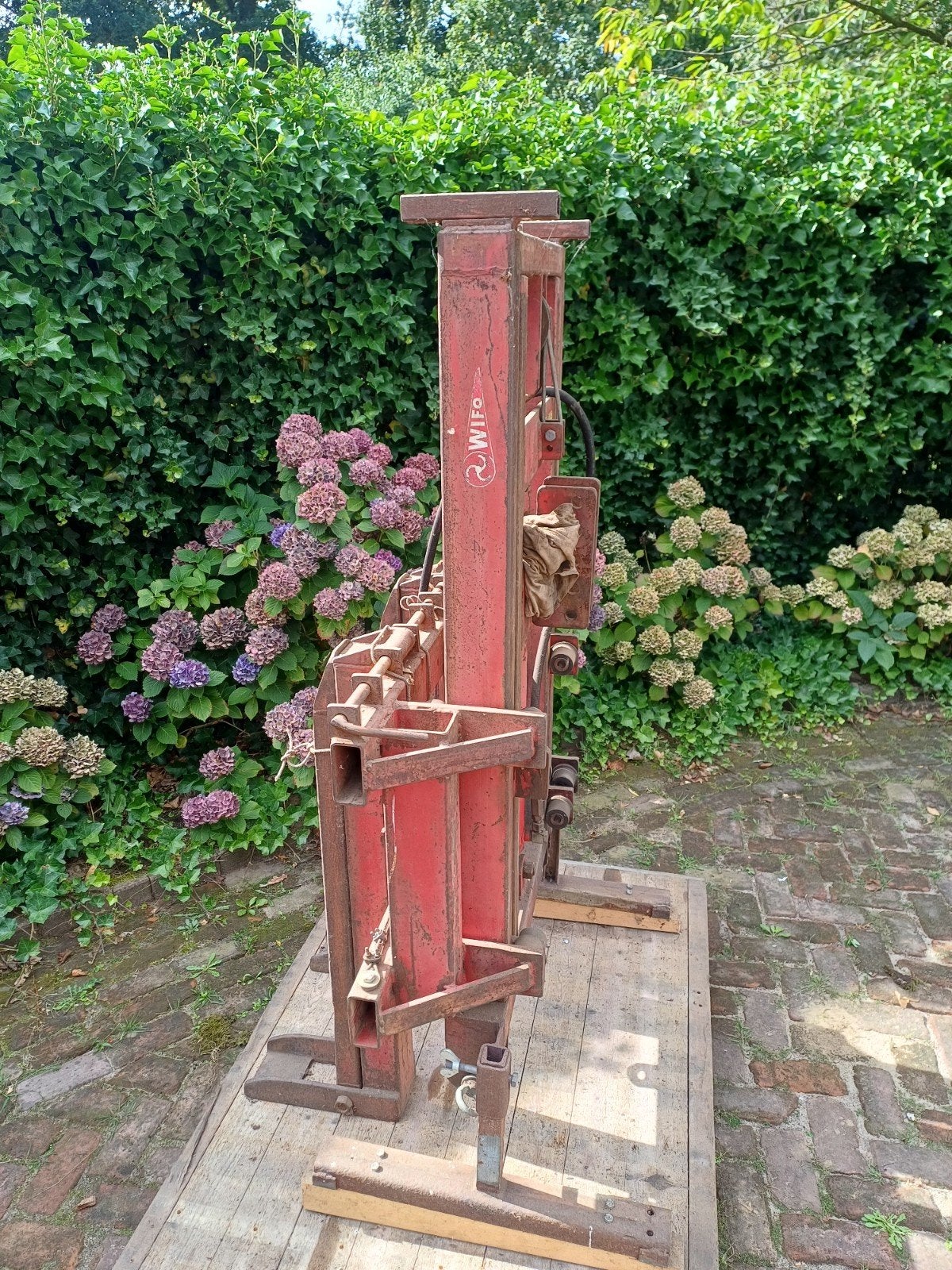 wifo hefmast, Ophalen, Gebruikt