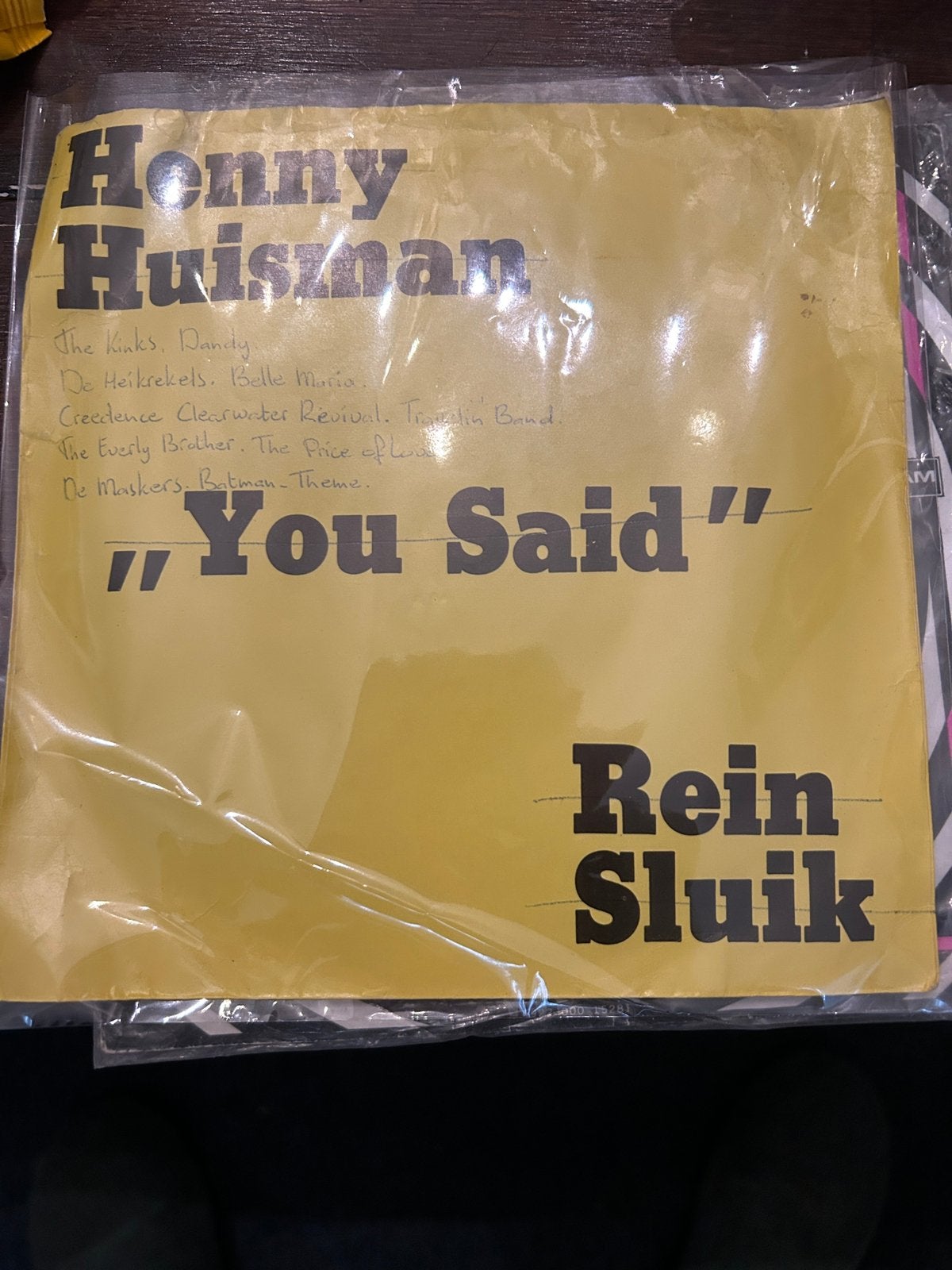 Hennie huisman & rein sluik - you said, Ophalen of Verzenden, Zo goed als nieuw, Pop