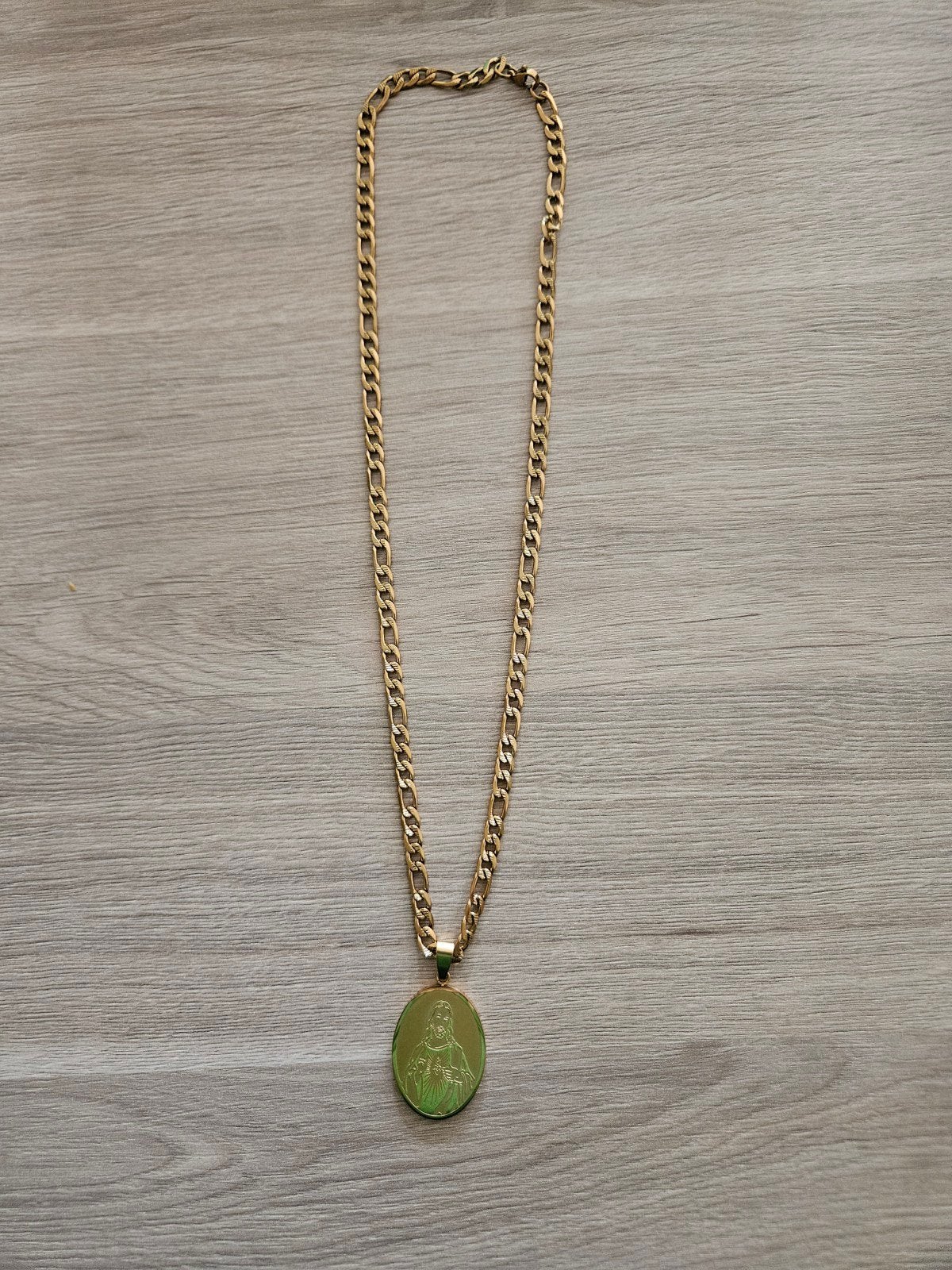 ketting met Jezus hanger, Onbekend@voorbeeld.com, Onbekend, Ophalen of Verzenden, Zo goed als nieuw