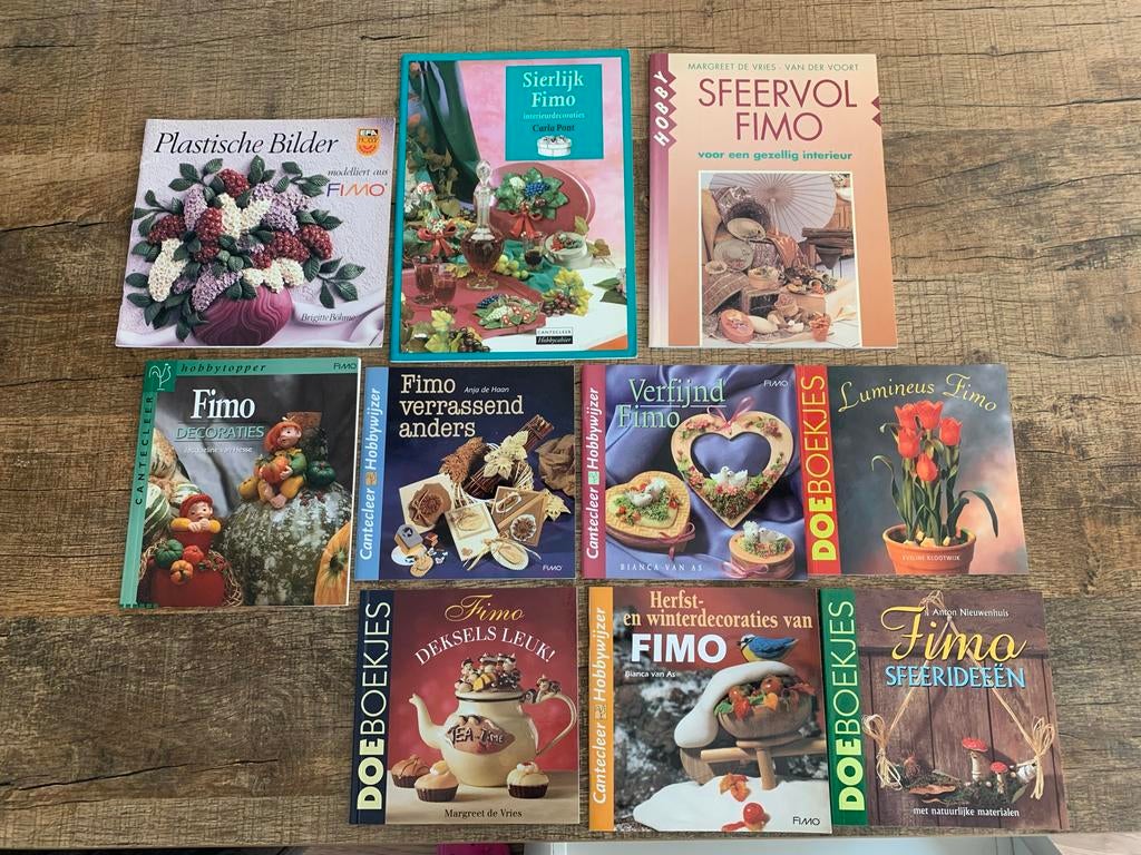Fimo klei decoraties en kadootjes maken - Boek, Boeken, Ophalen of Verzenden, Zo goed als nieuw, Kleien en Boetseren, Geschikt voor kinderen