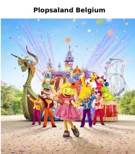 Ticket Plopsaland de Panne, Tickets en Kaartjes, Eén persoon, Ticket of Toegangskaart